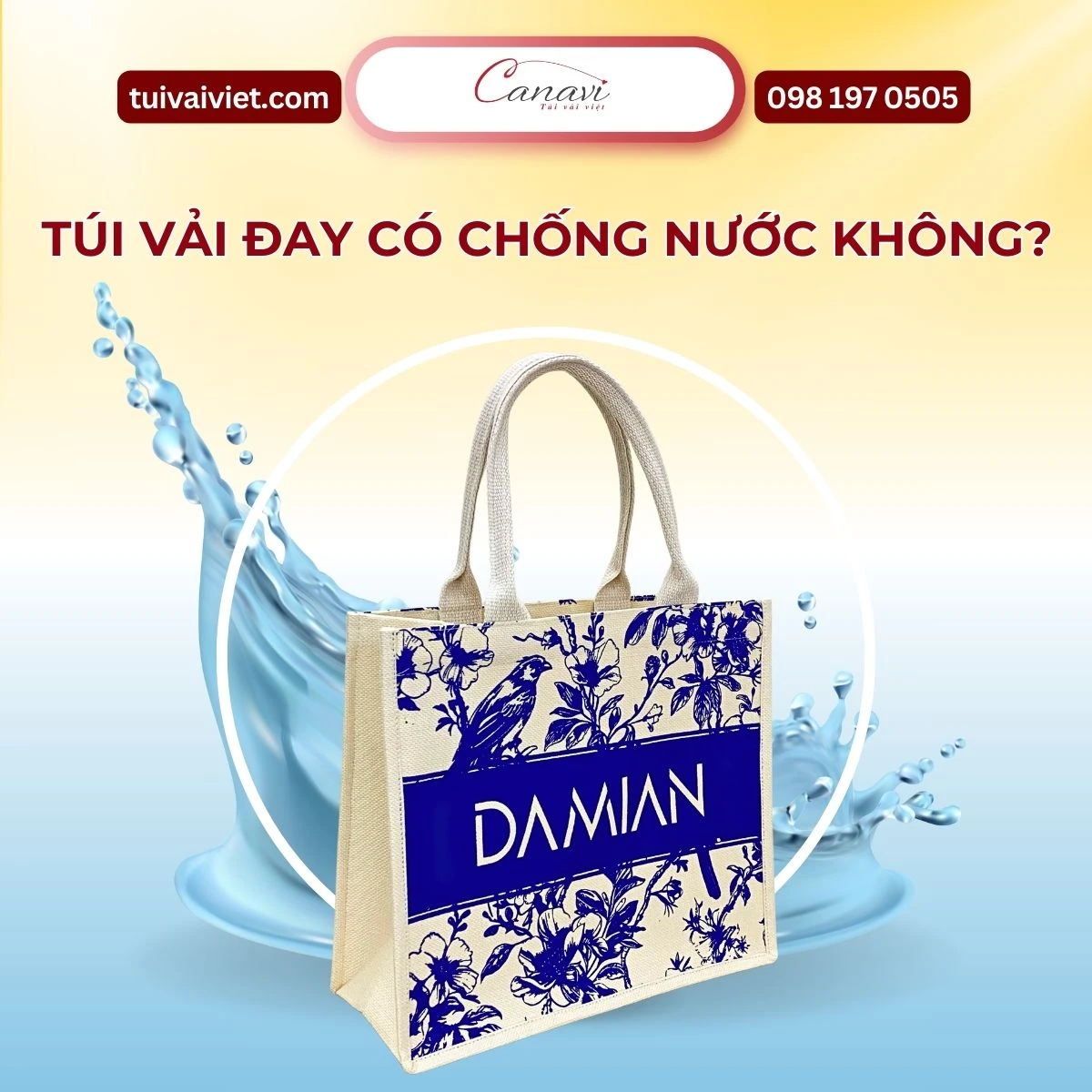 Ứng dụng đa dạng của túi vải đay trong đời sống