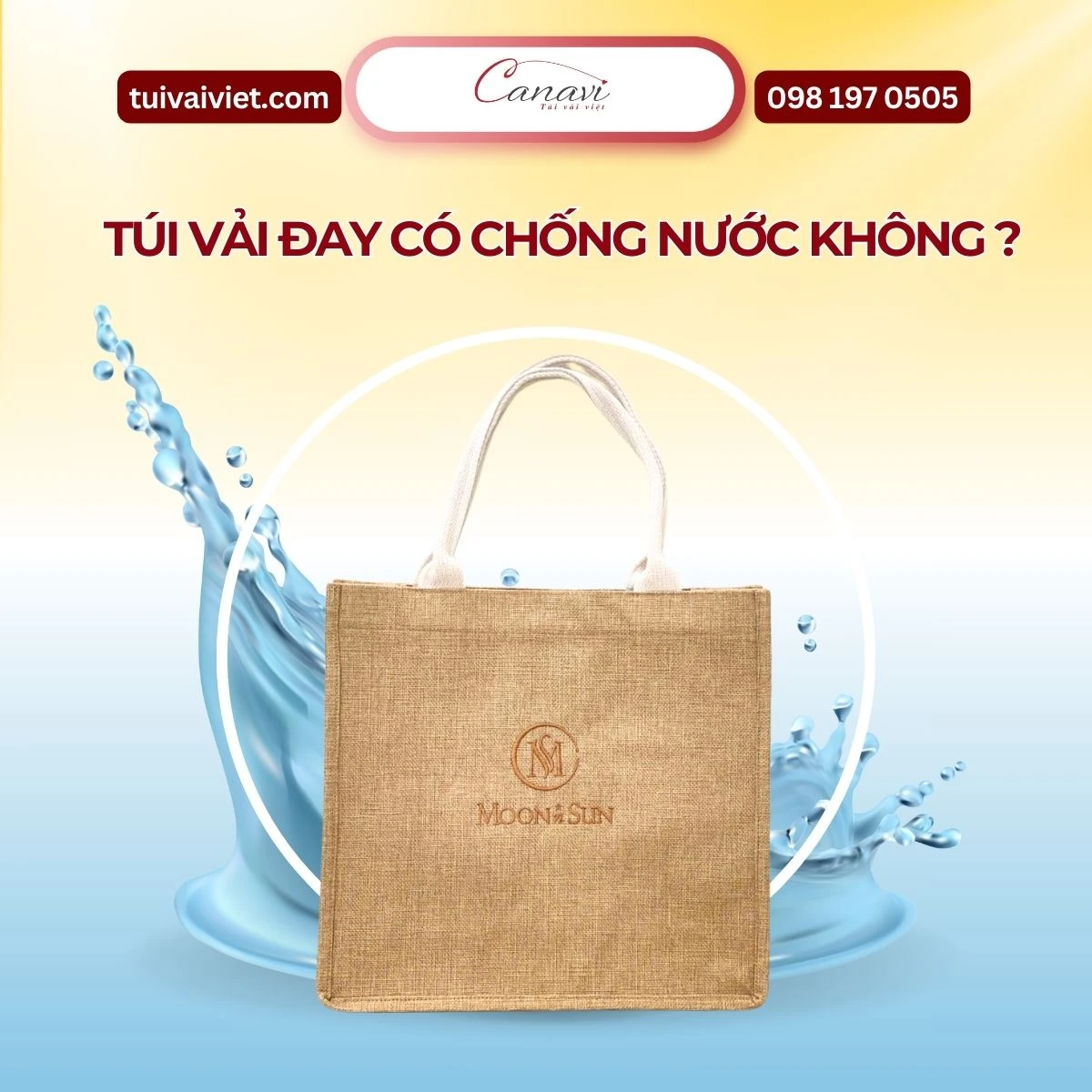 Hạn chế và lưu ý khi sử dụng túi vải đay