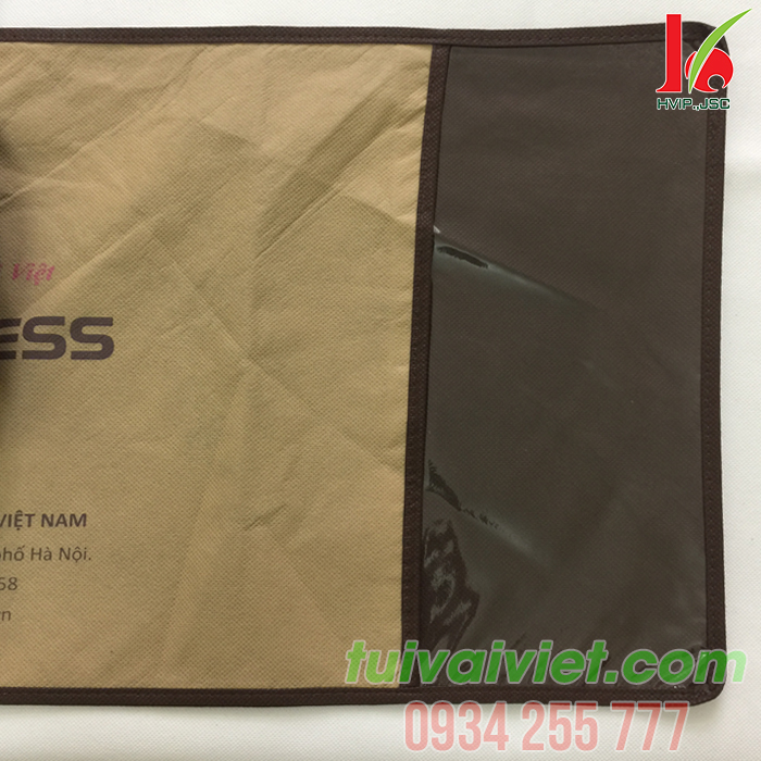 Túi vải không dệt đựng chiếu cói happiness