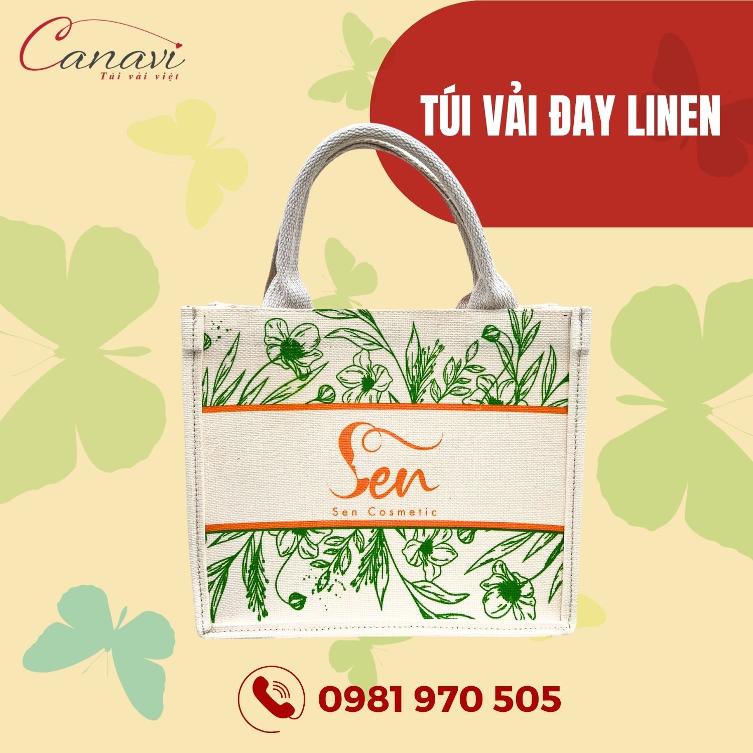 Sự khác biệt giữa túi vải đay linen và túi nilon