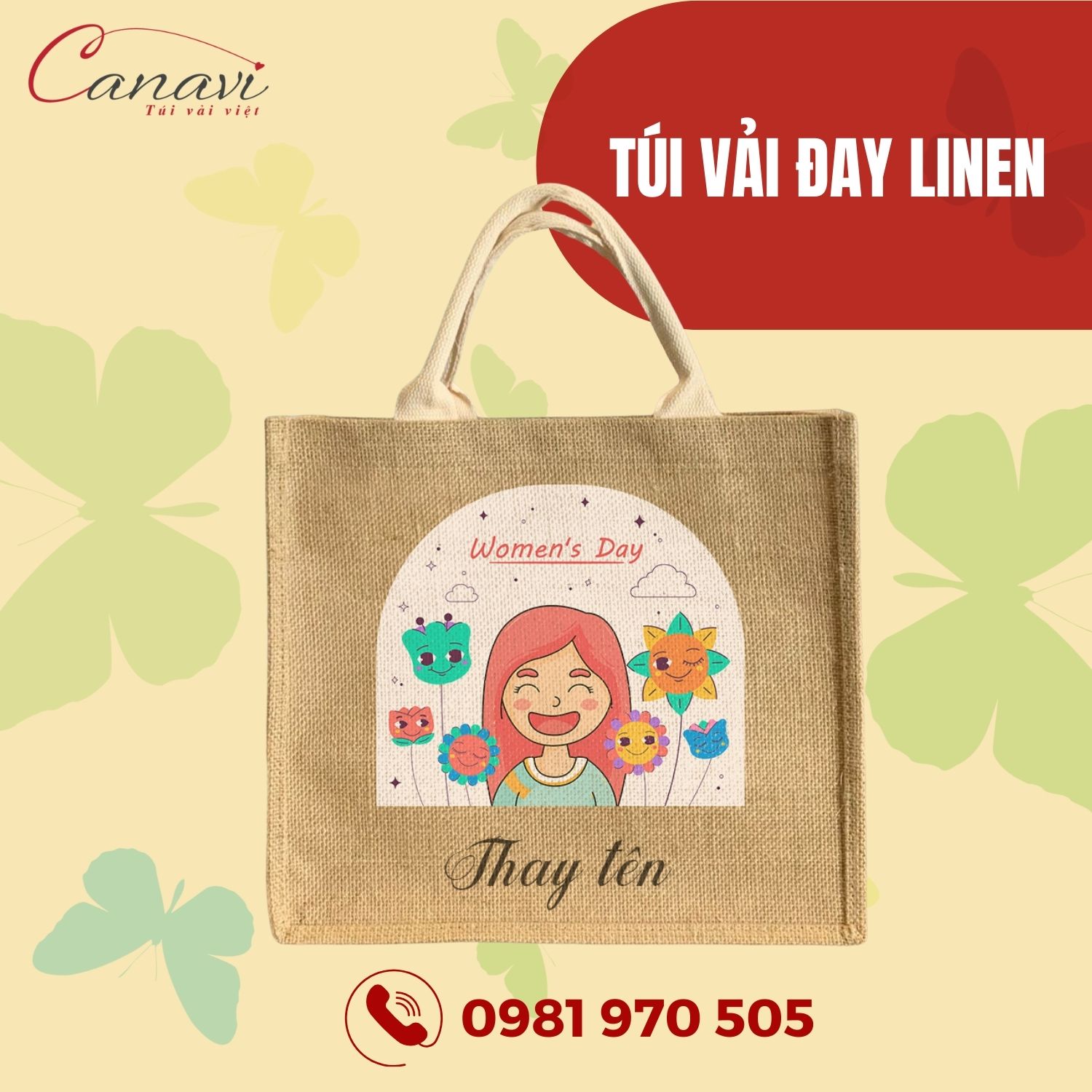 Chiến dịch tuyên truyền sử dụng túi vải đay linen tại các công ty