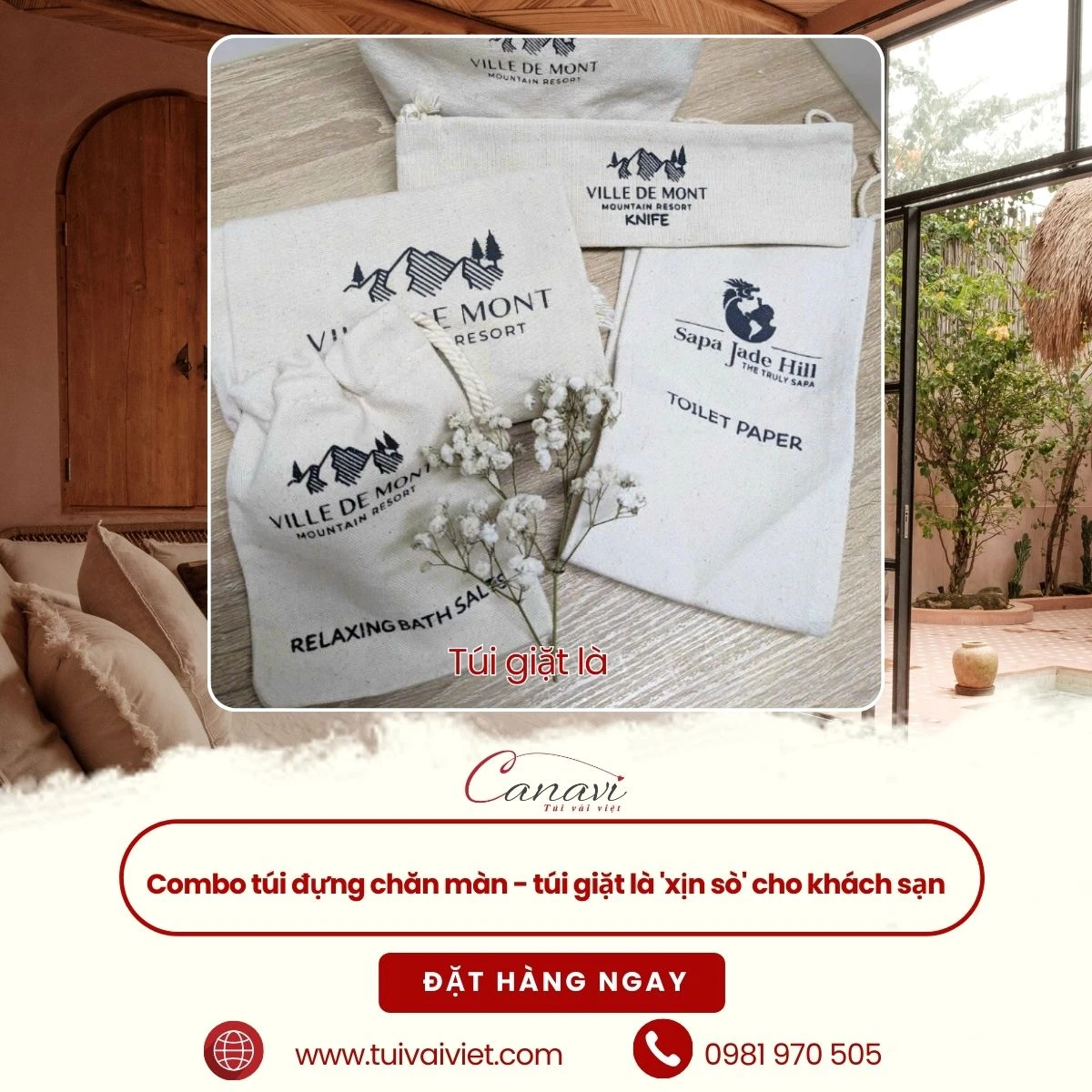 Tại sao nên chọn Canavi làm đối tác cung cấp túi đựng chăn màn và túi giặt là?