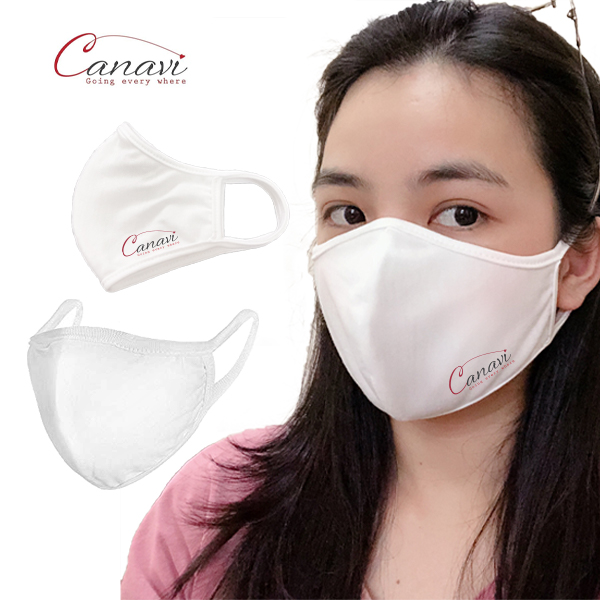 Khẩu trang dệt kim kháng khuẩn mang thương hiệu túi vải việt canavi