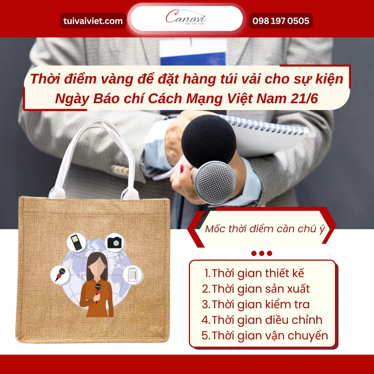 Cách lựa chọn quà tặng túi vải phù hợp cho đối tượng nhà báo lớn tuổi hoặc trung niên