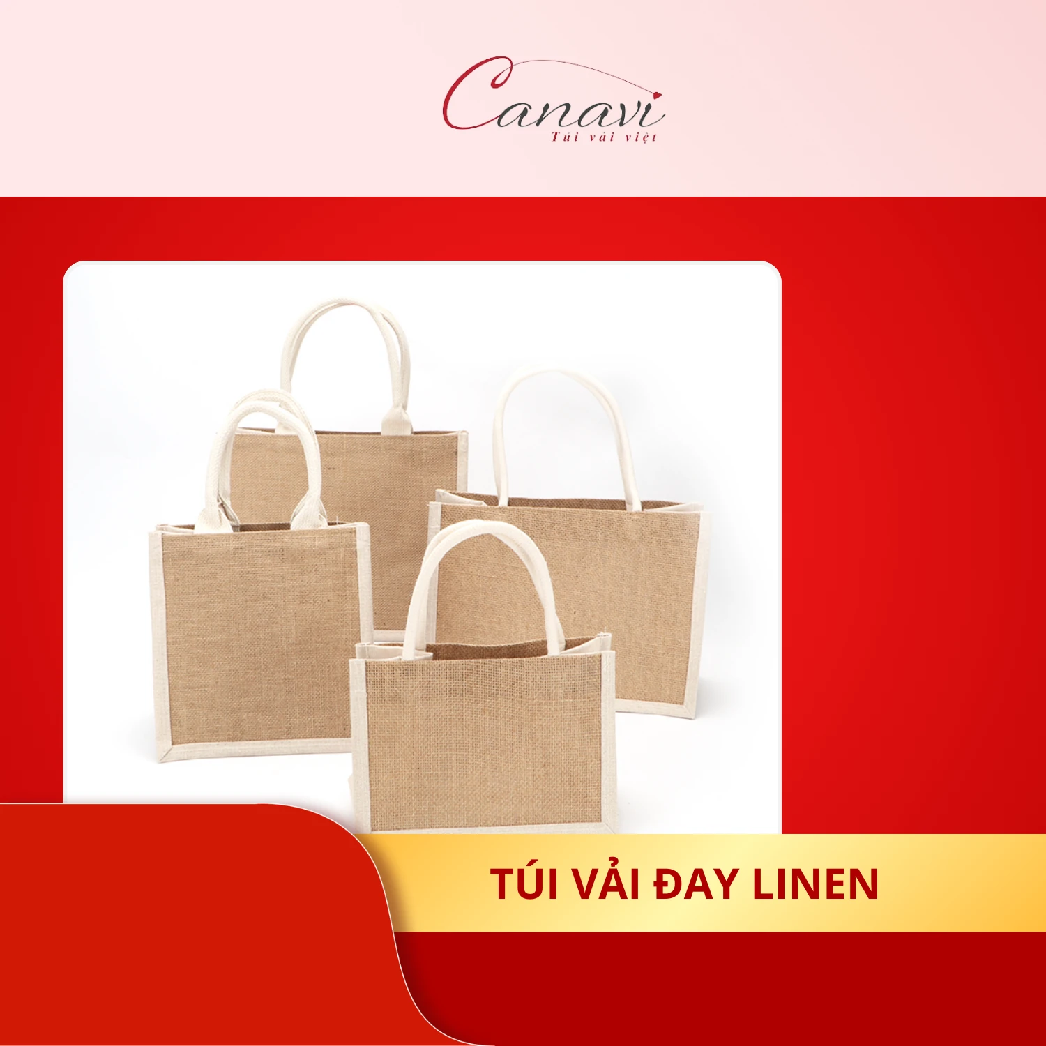 Doanh nghiệp ưu tiên lựa chọn túi vải đay linen bảo vệ môi trường