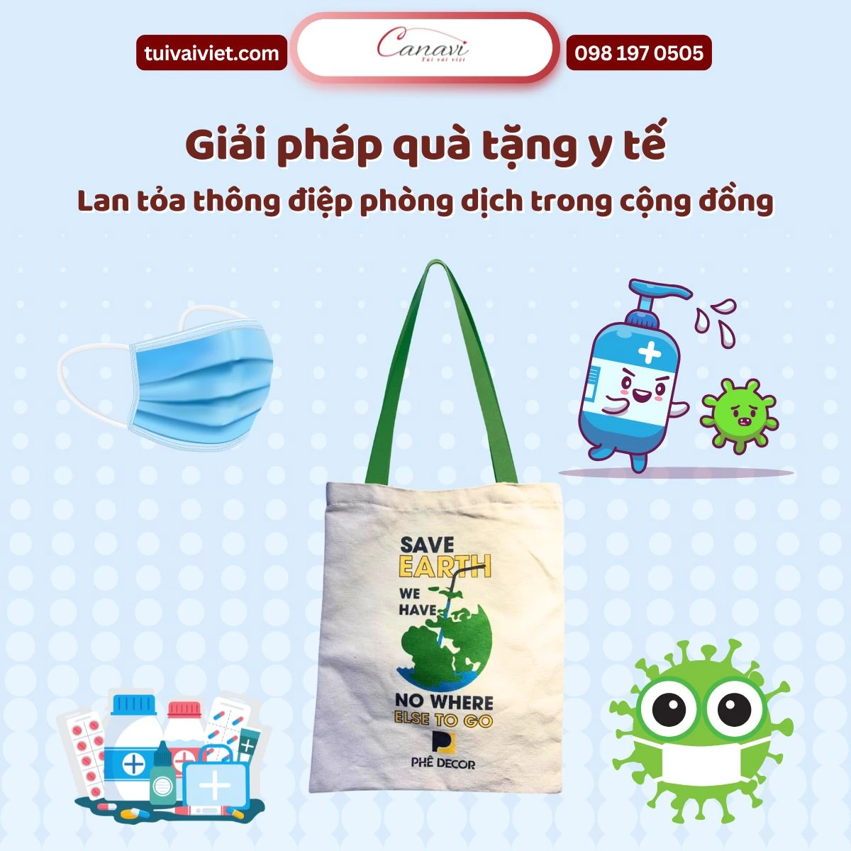 Giải pháp quà tặng y tế - Lan tỏa thông điệp phòng dịch trong cộng đồng