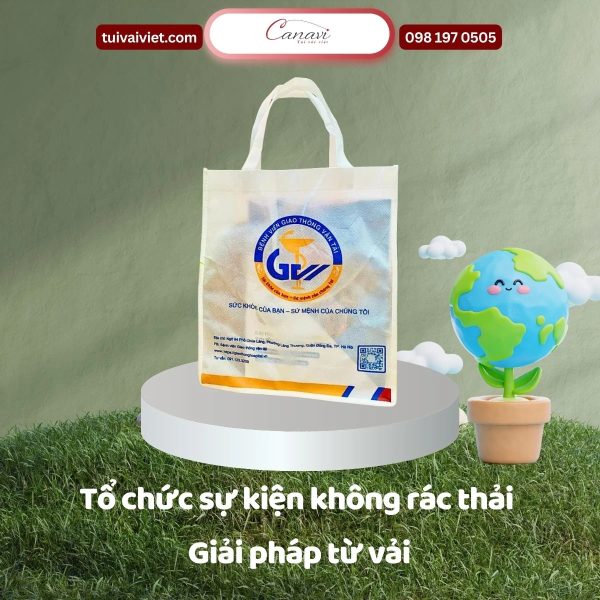 Túi vải không dệt - lựa chọn tiết kiệm cho sự kiện đông người