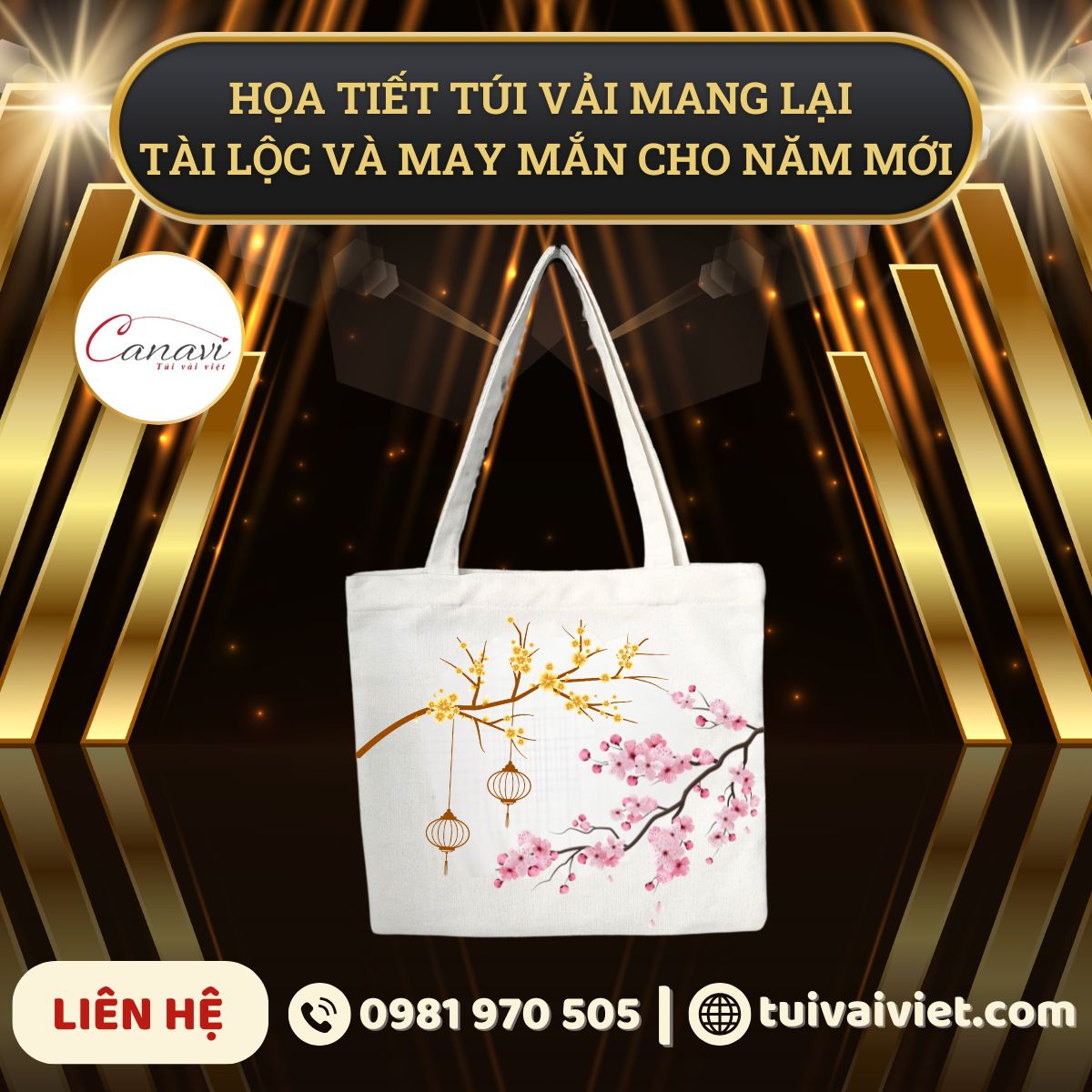 Lợi ích khi chọn túi vải làm quà Tết