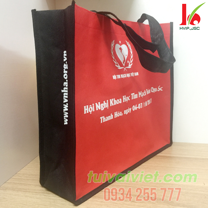 Túi vải không dệt hội tim mạch Việt Nam TVV003