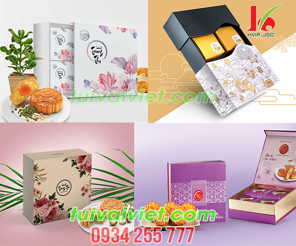 Túi vải không dệt đựng bánh trung thu cho đơn vị sản xuất quảng bá thương hiệu