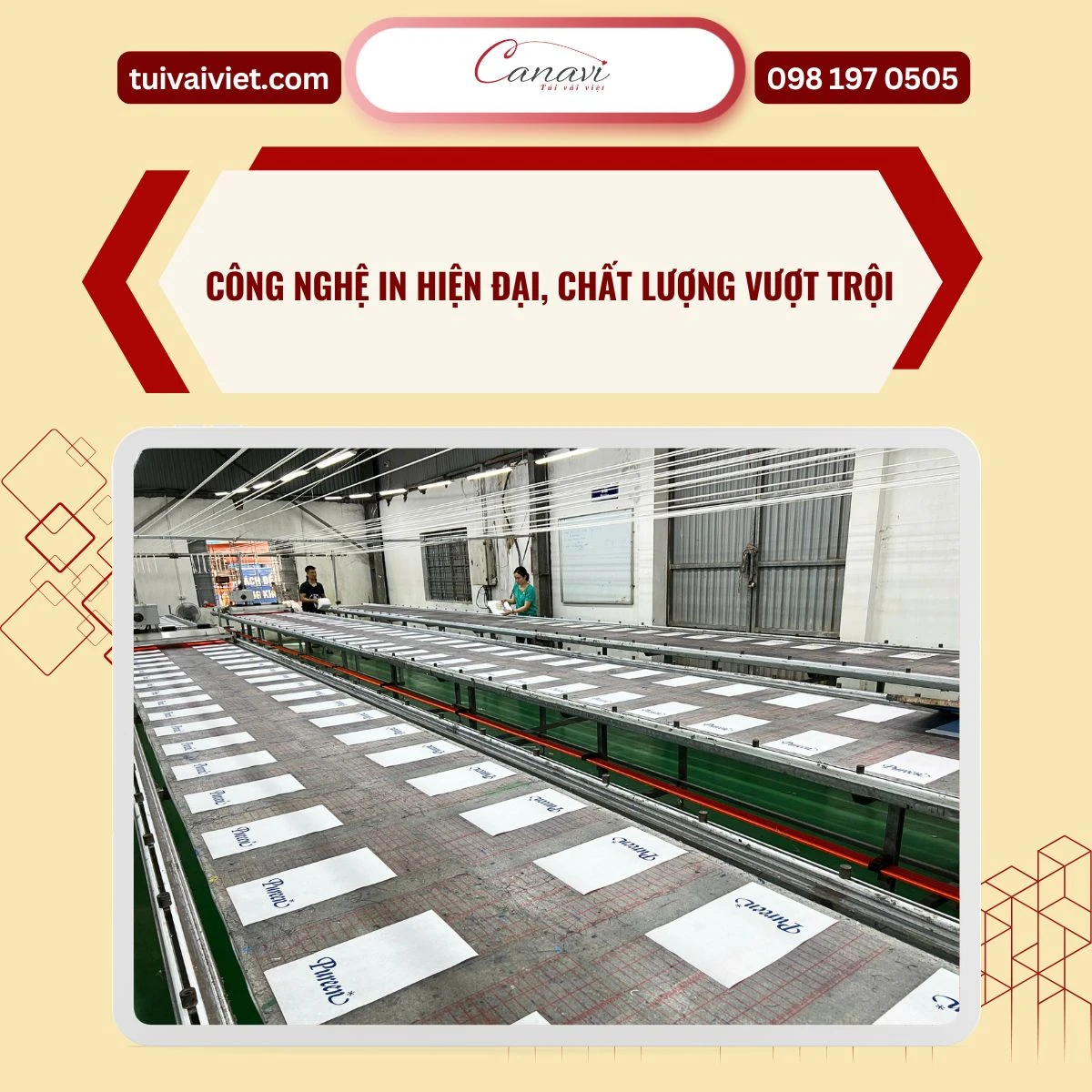 Công nghệ in hiện đại, chất lượng vượt trội