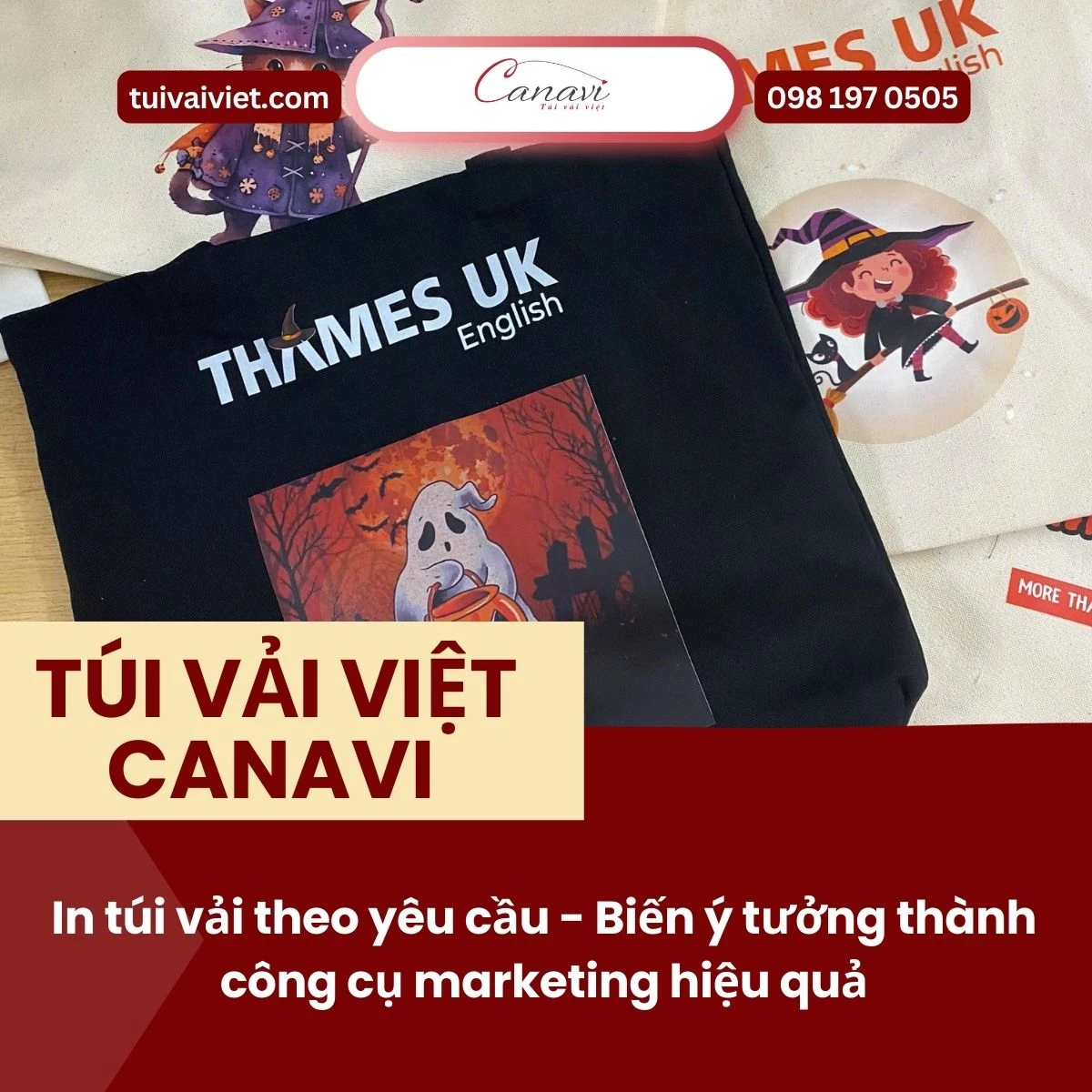 In túi vải theo yêu cầu - Biến ý tưởng thành công cụ marketing hiệu quả