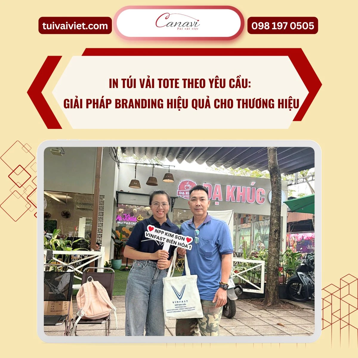 In túi vải tote theo yêu cầu: Giải pháp branding hiệu quả cho thương hiệu