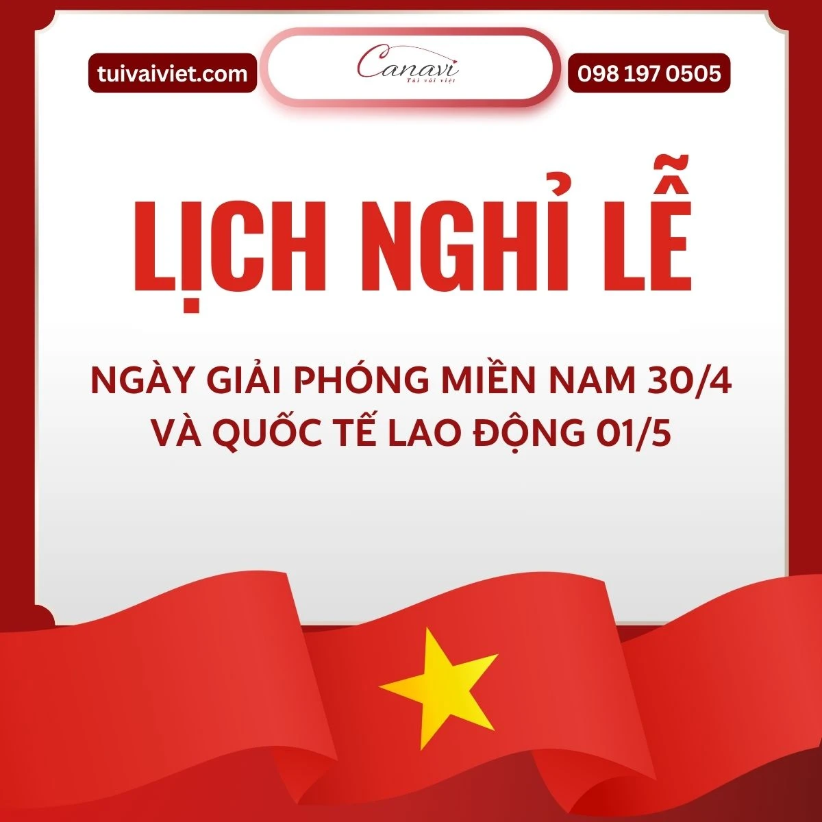 Lịch nghỉ lễ 30/4 và 1/5 năm 2025: Người lao động có thể được nghỉ 5 ngày liên tục