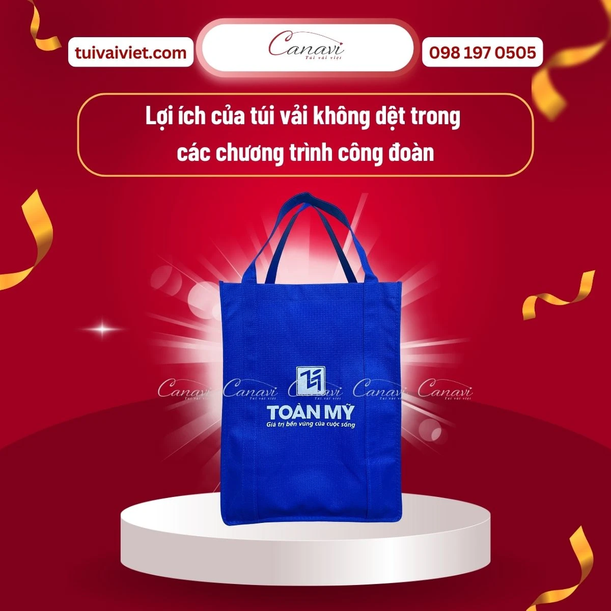 Lợi ích của túi vải không dệt trong các chương trình công đoàn