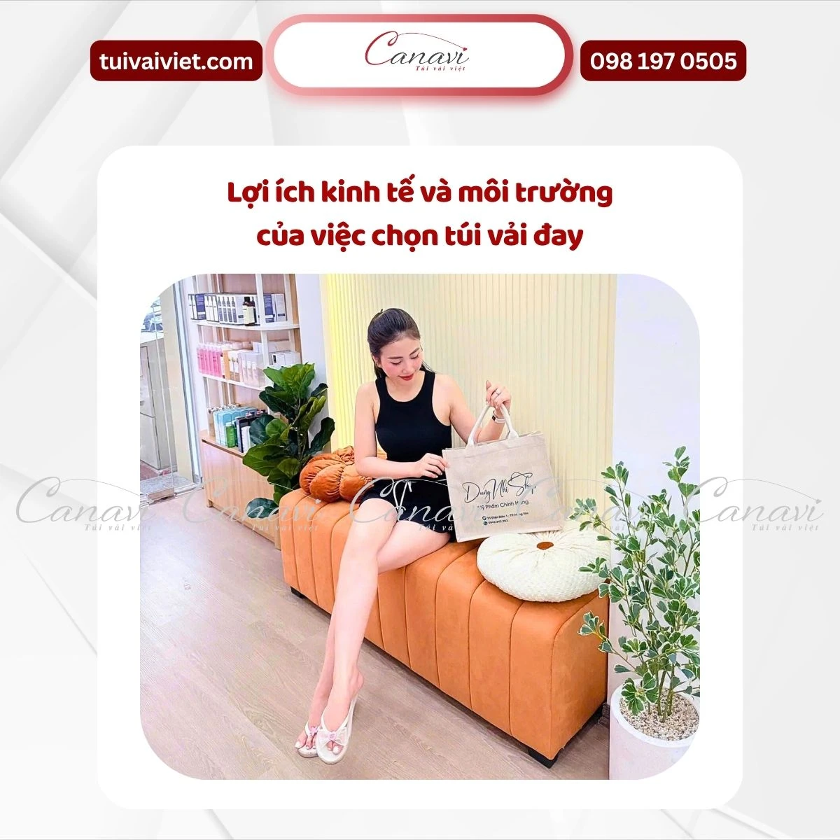 Lợi ích kinh tế và môi trường của việc chọn túi vải đay