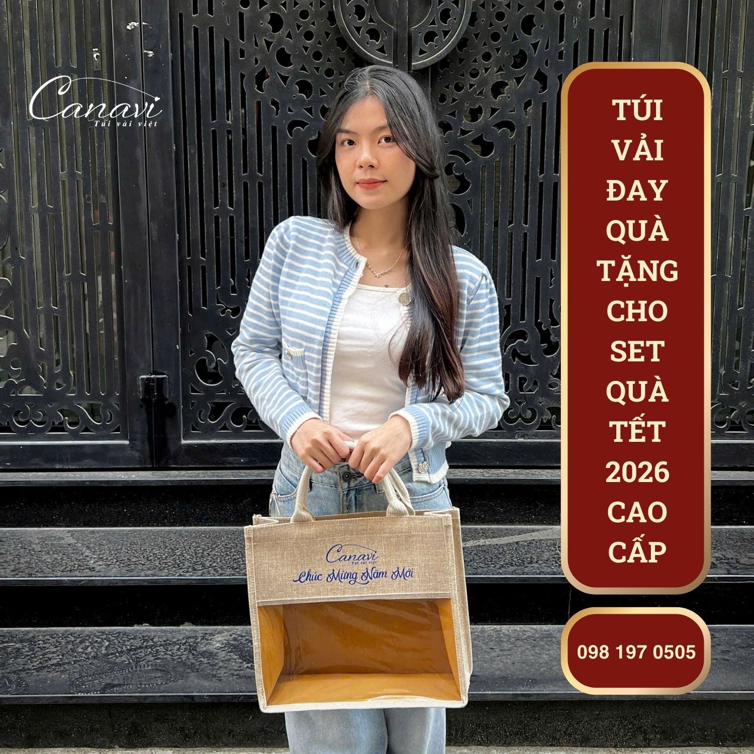 Lợi ích khi doanh nghiệp lựa chọn túi vải đay cho quà tặng Tết