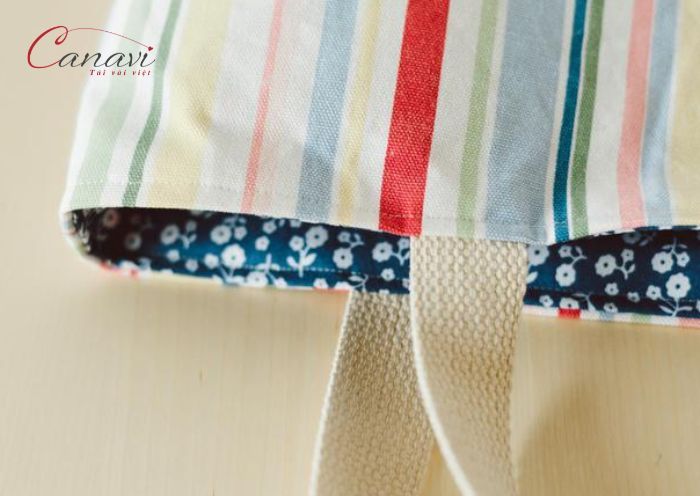 5 bước may túi vải bố