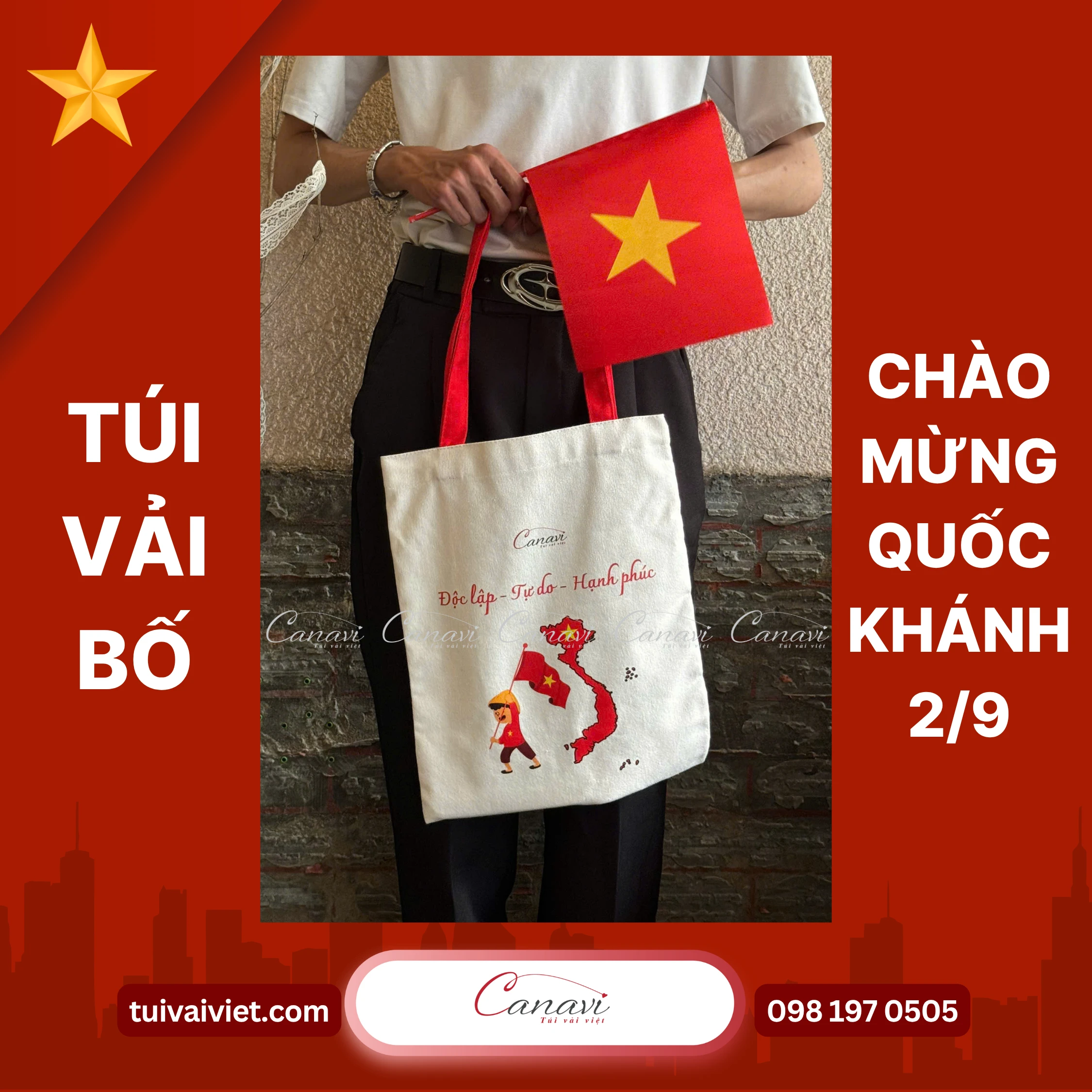 Kinh nghiệm đặt may túi vải bố số lượng lớn 2/9 hiệu quả