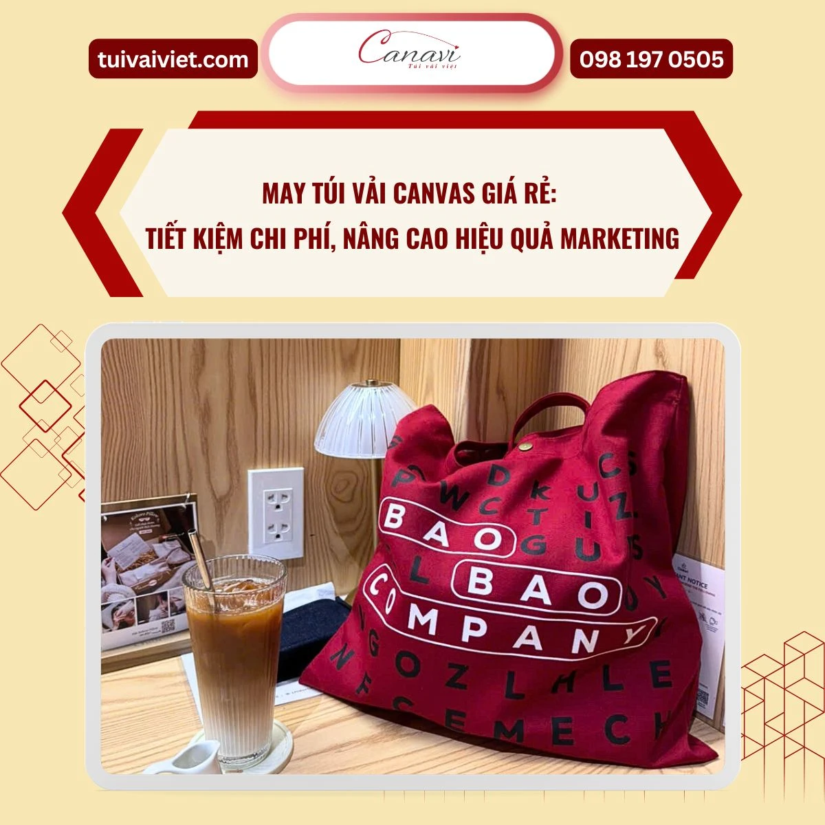 May túi vải canvas giá rẻ: tiết kiệm chi phí, nâng cao hiệu quả marketing