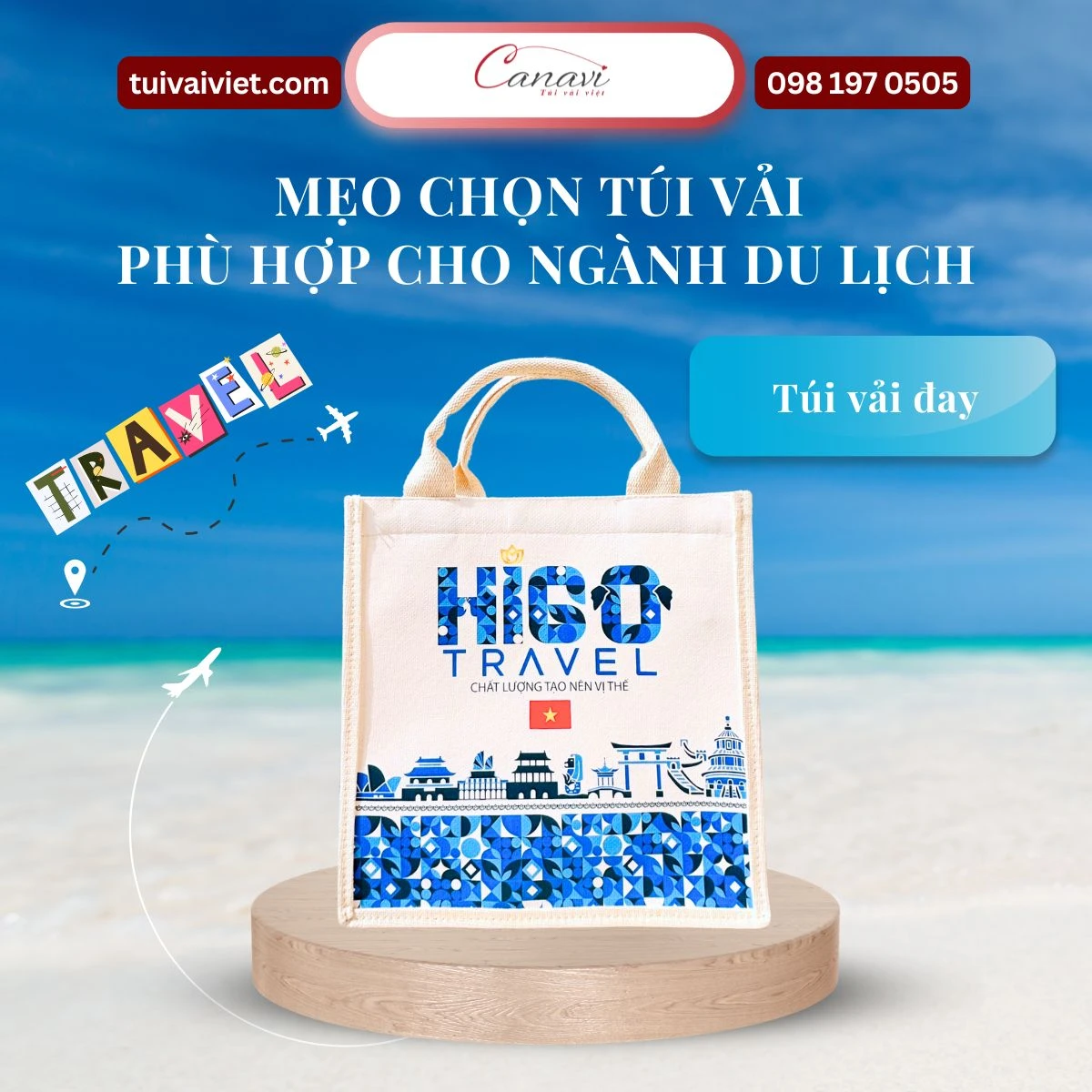 Túi vải đay linen - Lựa chọn cao cấp cho resort và khách sạn sang trọng