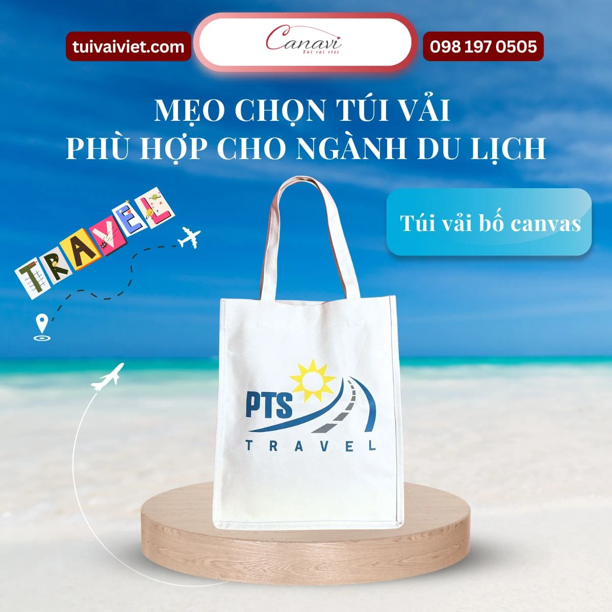 Mẹo chọn túi vải phù hợp cho doanh nghiệp ngành du lịch, khách sạn