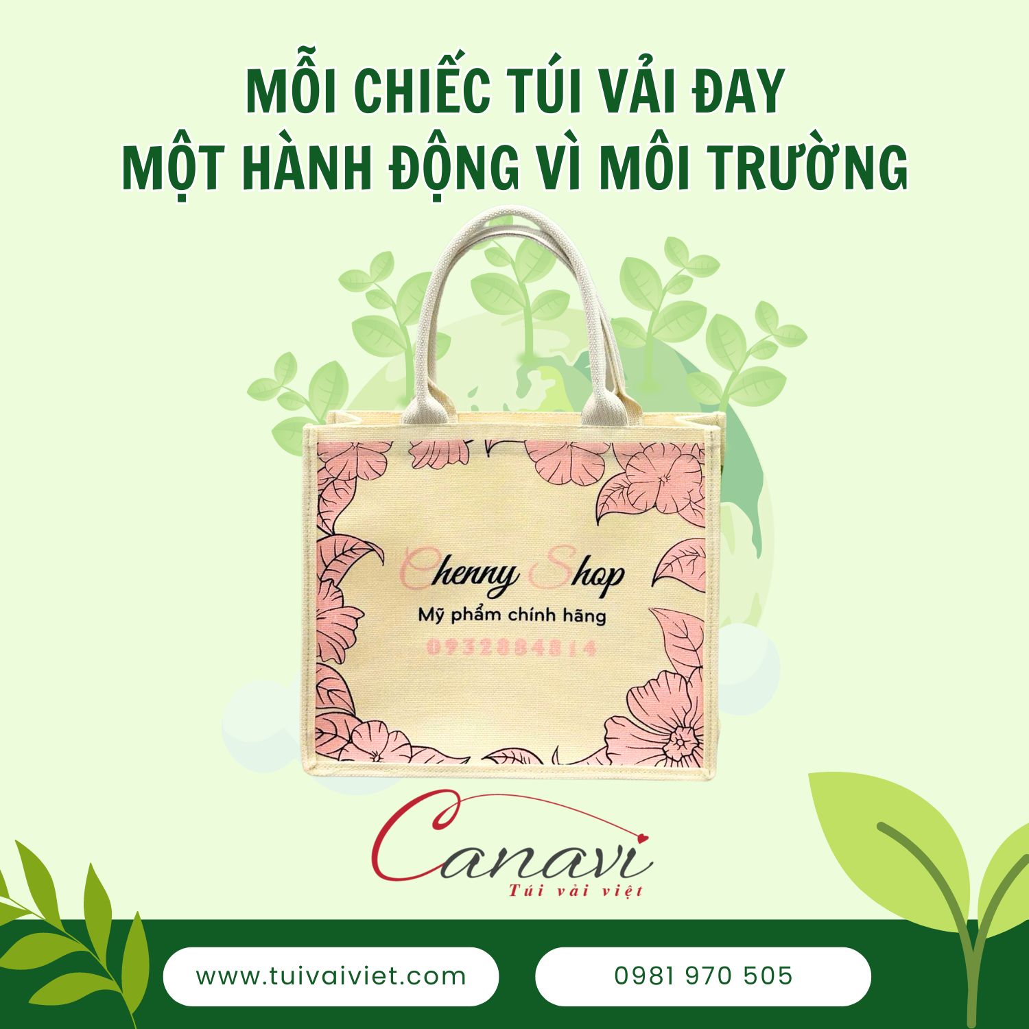Đặt may túi vải đay tại xưởng sản xuất túi vải Việt Canavi - lựa chọn bền vững cho doanh nghiệp