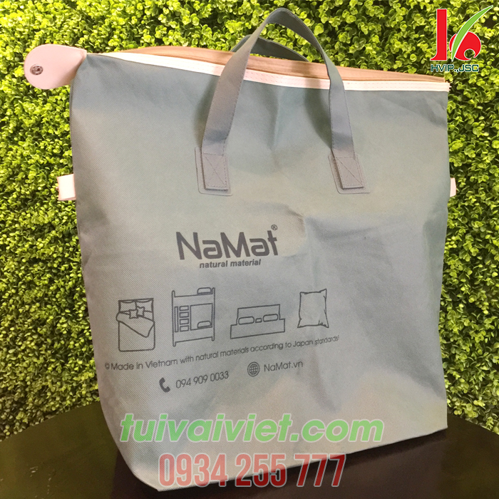 Túi vải không dệt đựng chăn gối Namat mẫu 1