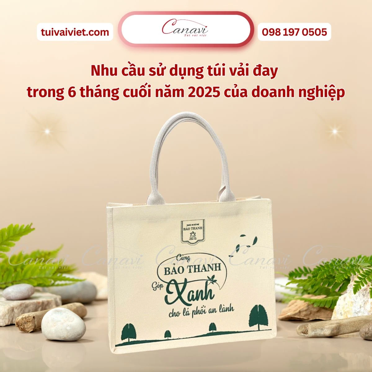 Tình hình hiện tại của thị trường túi vải đay