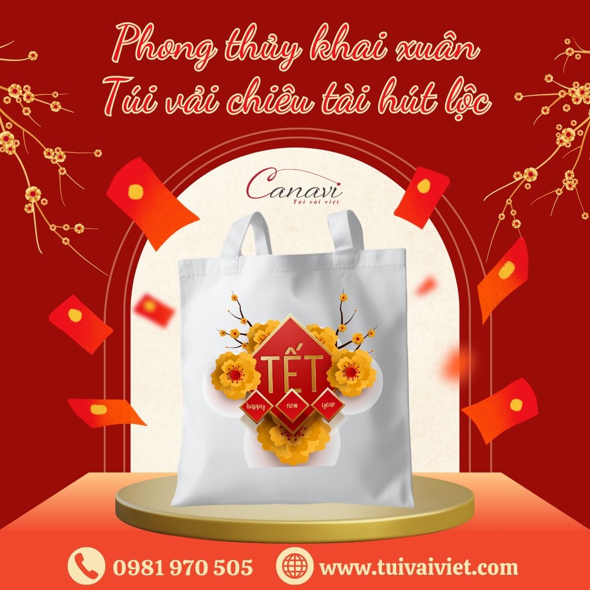 Chọn túi vải theo phong thủy theo màu sắc