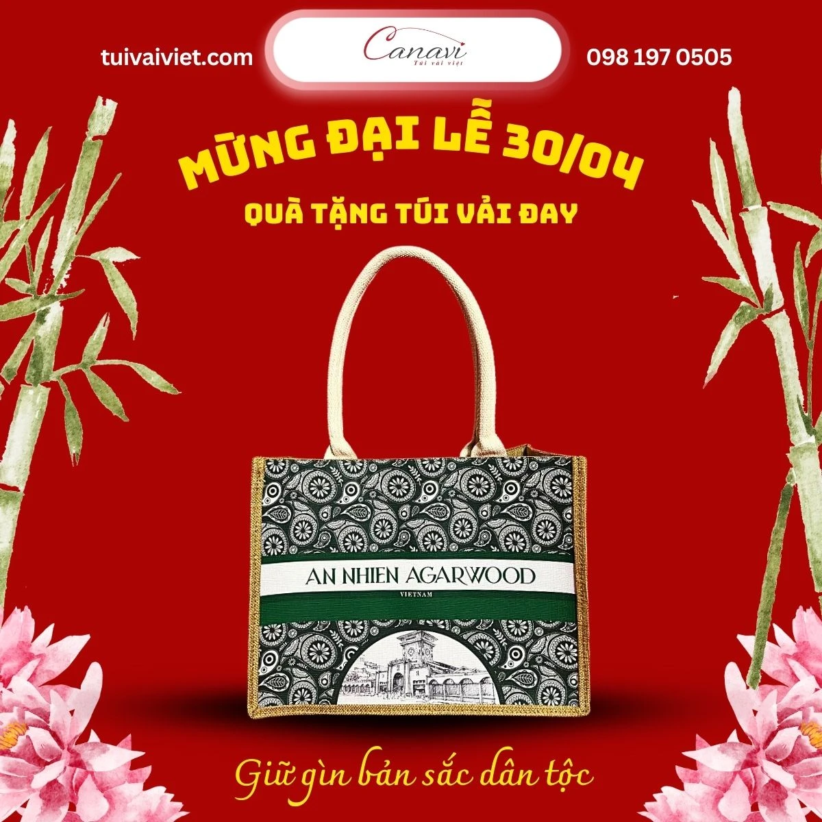 Túi vải in logo - Chiến binh marketing thời đại mới