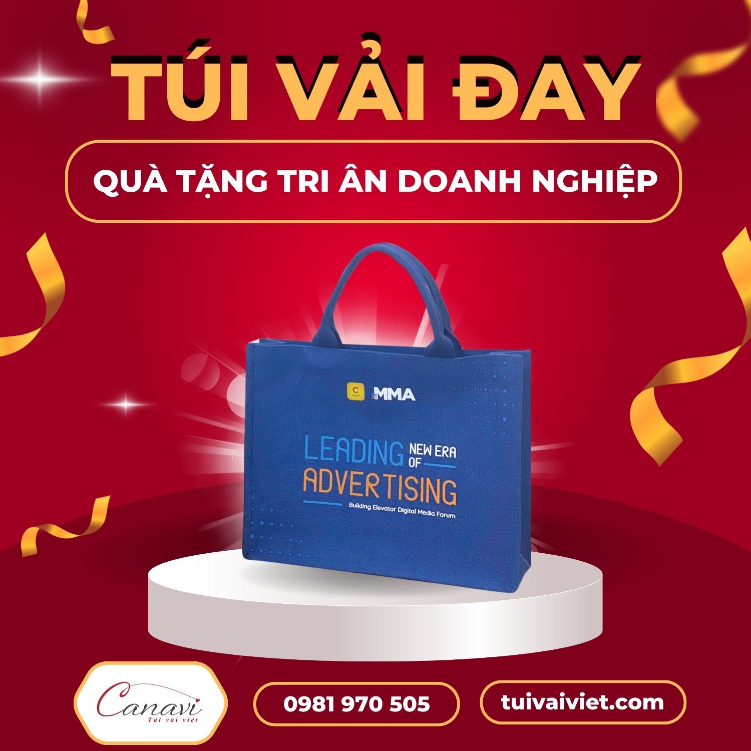 Lợi ích của việc sử dụng túi vải đay làm quà tặng