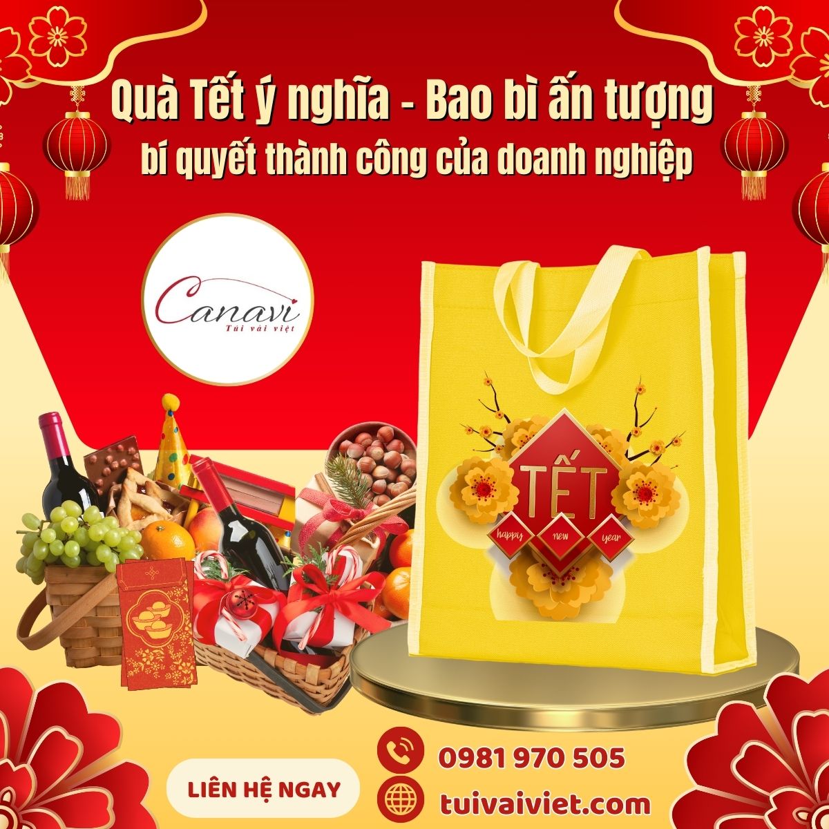 Quà Tết ý nghĩa, bao bì ấn tượng - Bí quyết thành công của doanh nghiệp