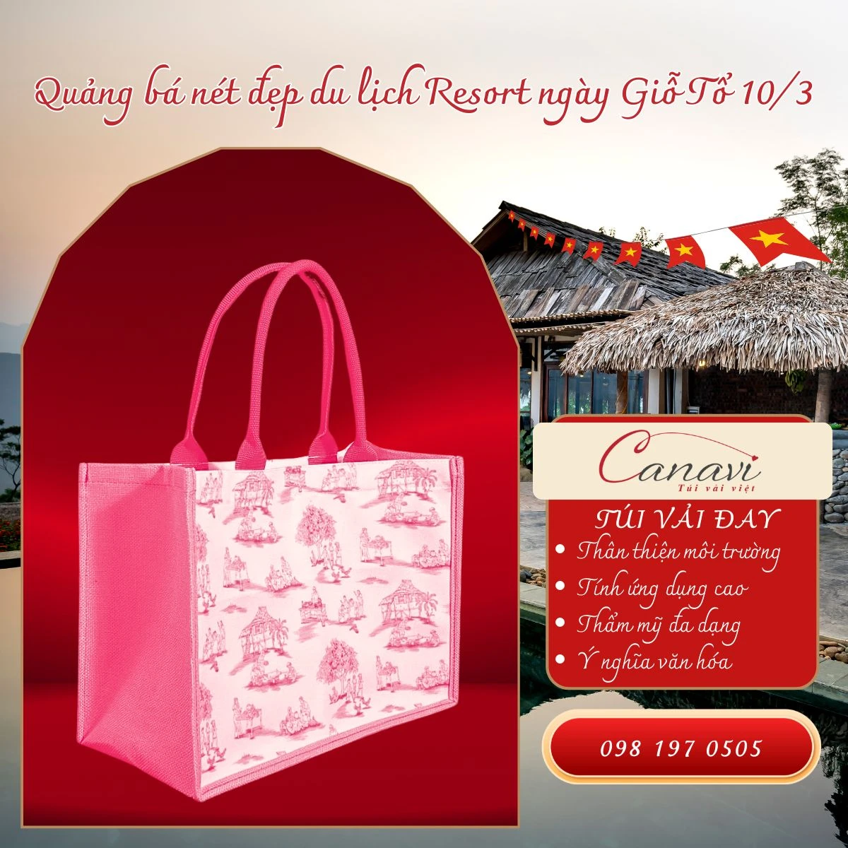 Túi vải đay - Kết nối giá trị truyền thống và xu hướng hiện đại