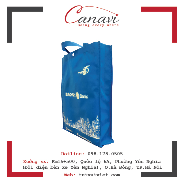 túi vải không dệt ngân hàng bảo việt tve026