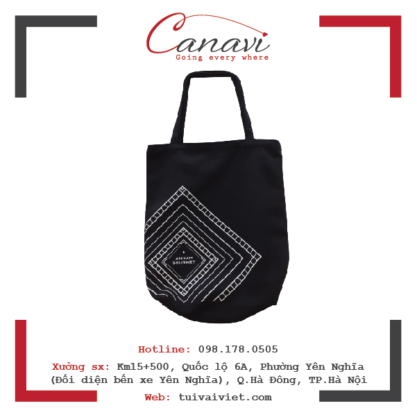 Túi vải bố canvas EatWell TVB026 02