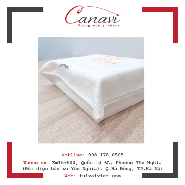 Túi vải bố canvas thời trang TVB027 02