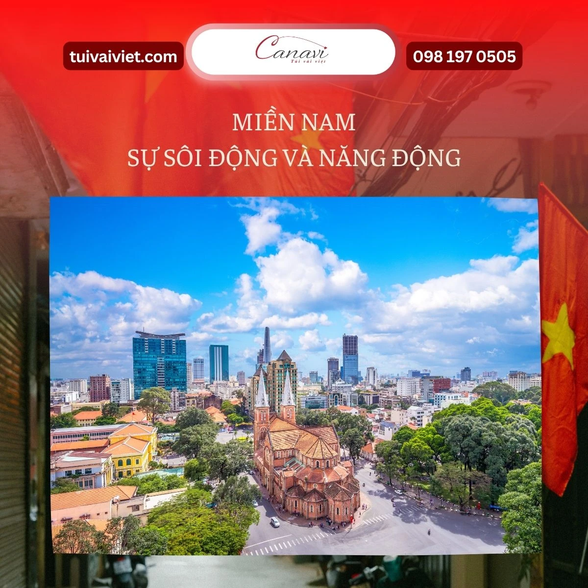 Miền Nam - Sự sôi động và năng động