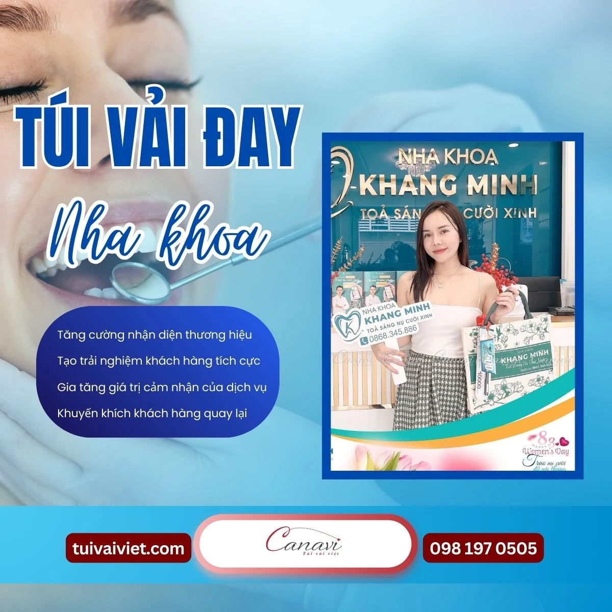 Cách túi vải đay tác động tích cực đến nhận diện thương hiệu