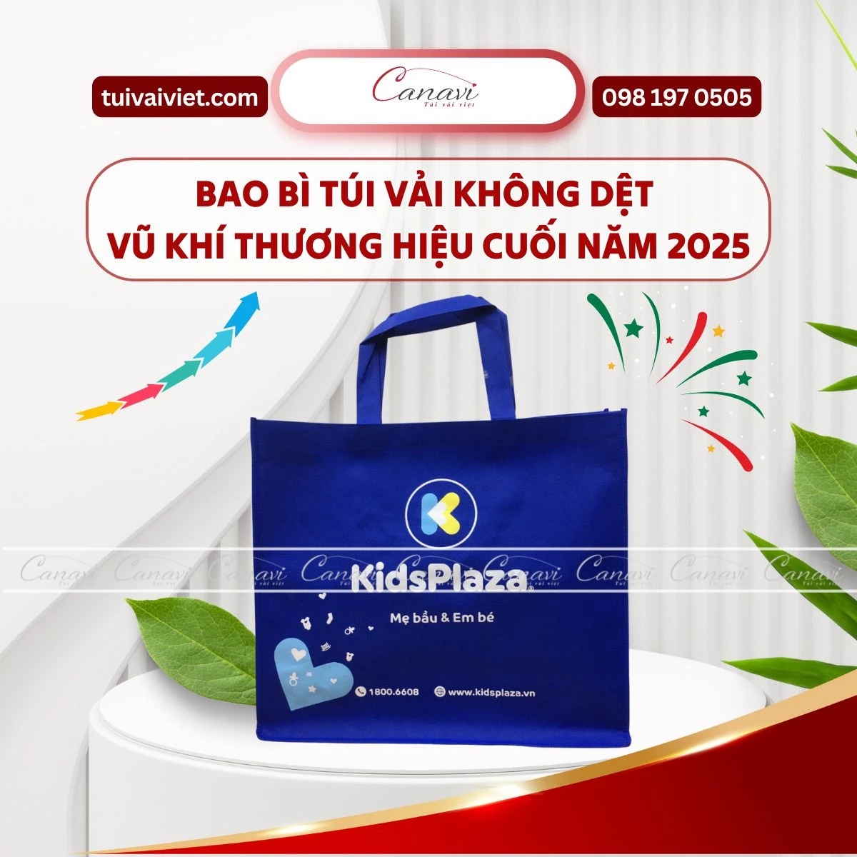 Tại sao gọi bao bì túi vải không dệt là vũ khí thương hiệu cuối năm 2025?