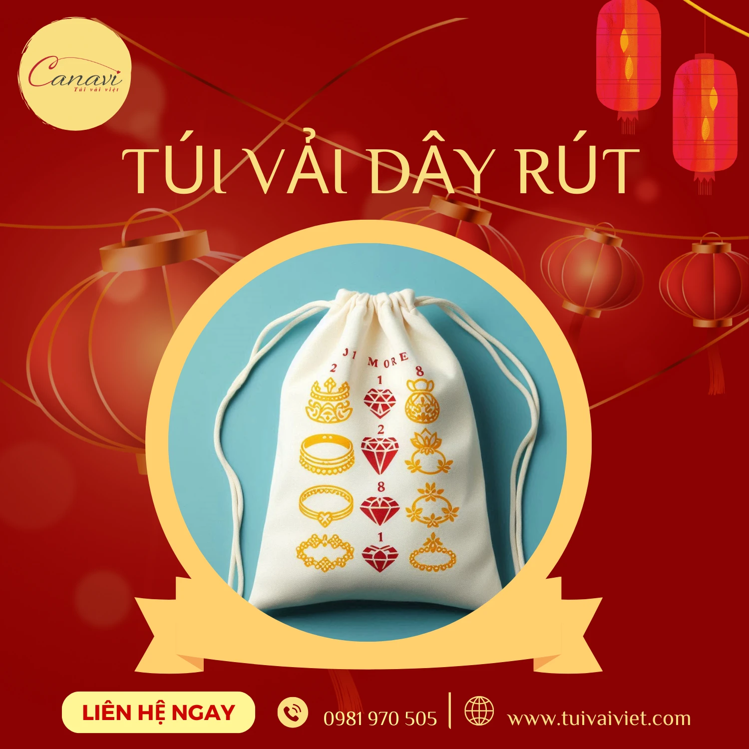 Lợi ích toàn diện khi sử dụng túi vải làm quà tặng