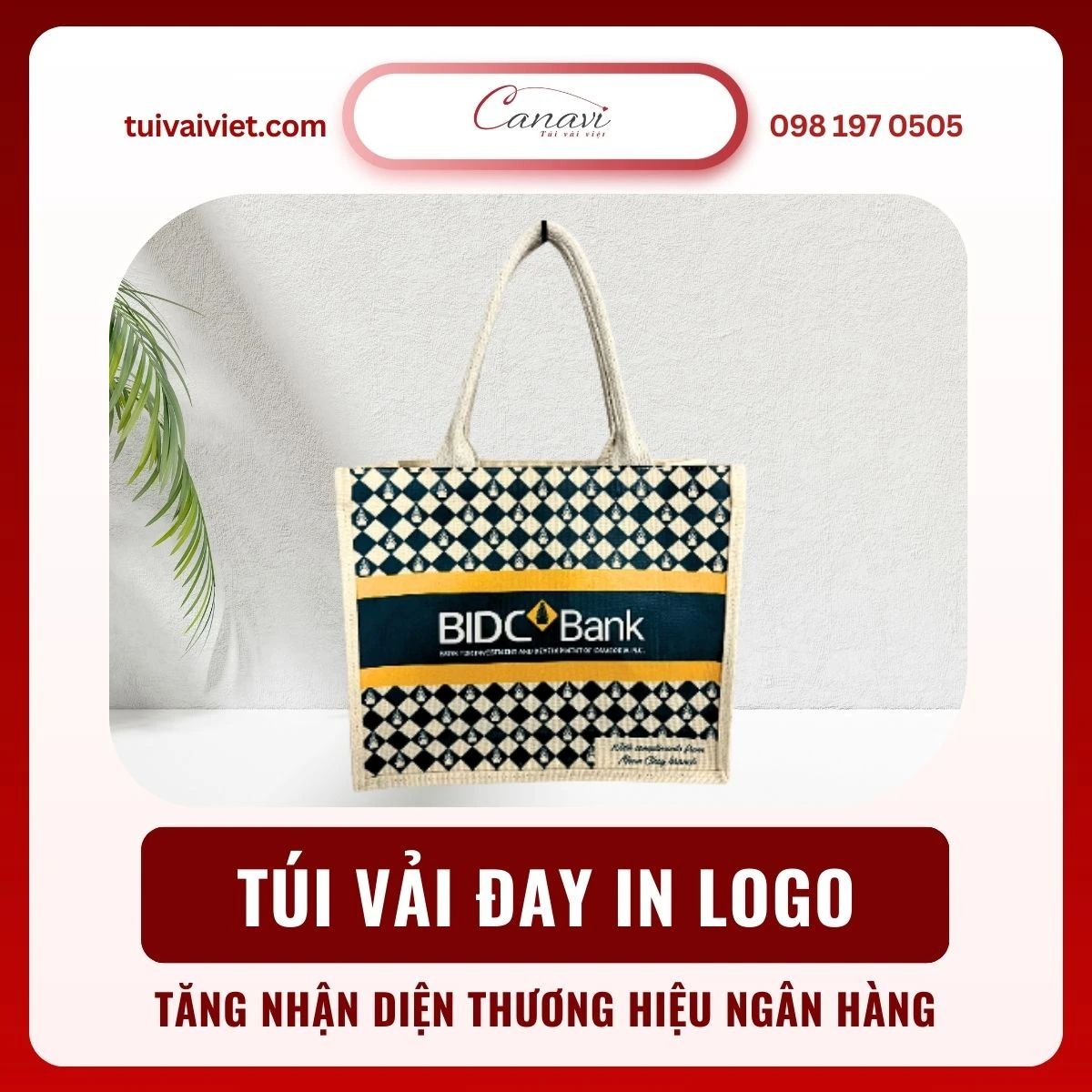 Tại sao túi vải đay trở thành lựa chọn lý tưởng cho ngân hàng?