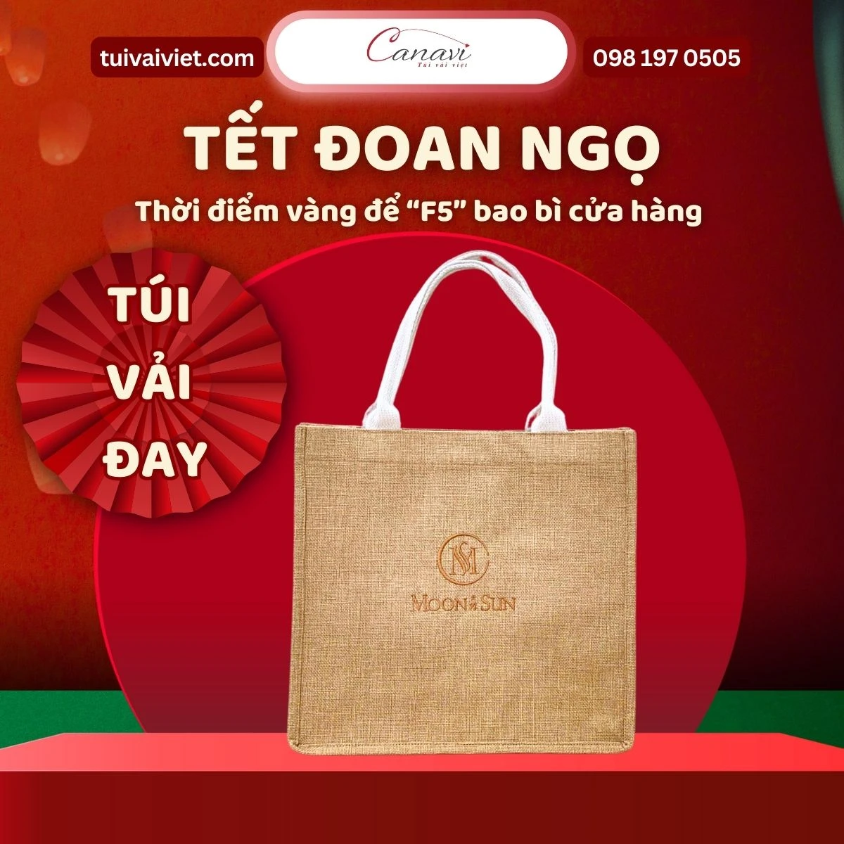 Ưu điểm vượt trội khi sử dụng túi vải đay làm bao bì hoặc quà tặng cao cấp