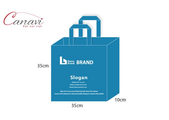 7 bước chi tiết trong quy trình sản xuất túi vải không dệt