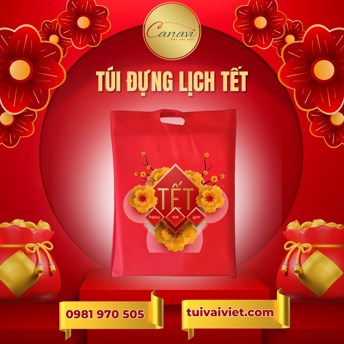 Đặt may túi đựng quà tết ở đâu chất lượng?