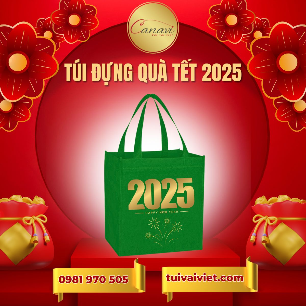 Vì sao nên xác định thời điểm đặt may túi đựng quà Tết?