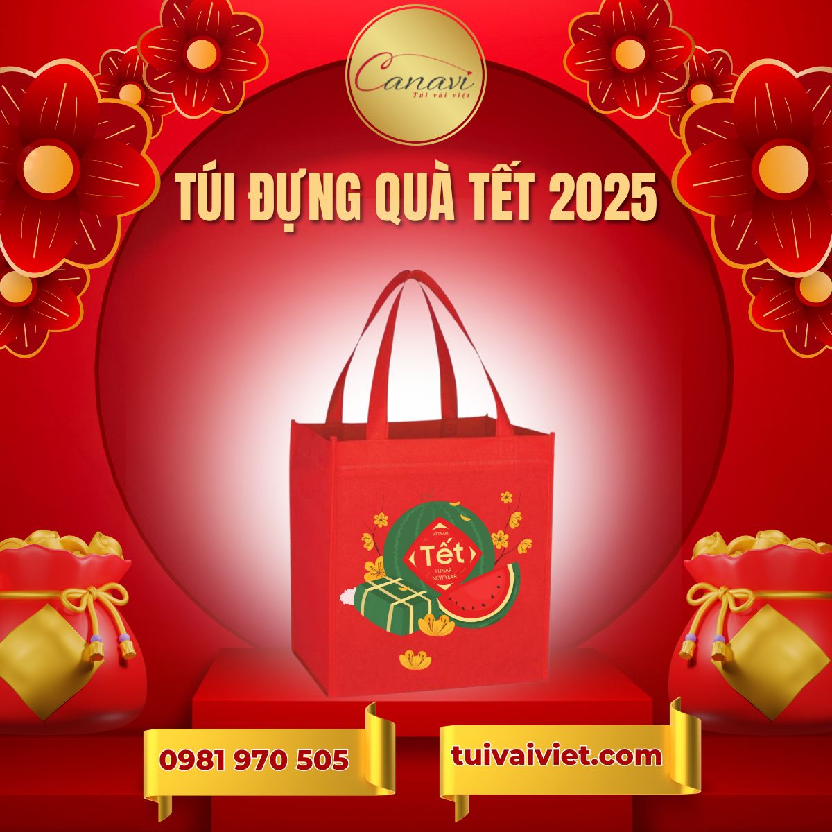 Thời điểm lý tưởng để đặt may túi đựng quà tết