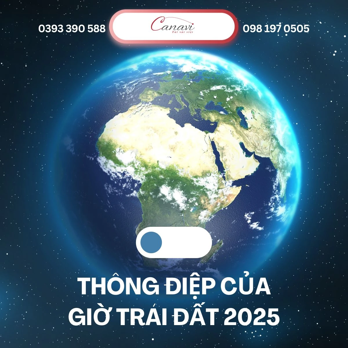Thông điệp của Giờ Trái Đất 2025