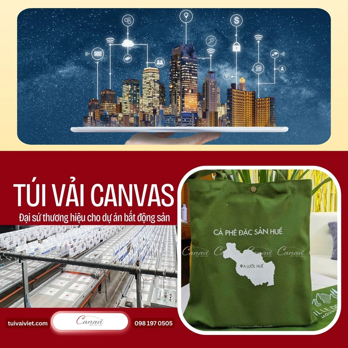 Những lợi ích vượt trội khi sử dụng túi vải canvas làm công cụ marketing