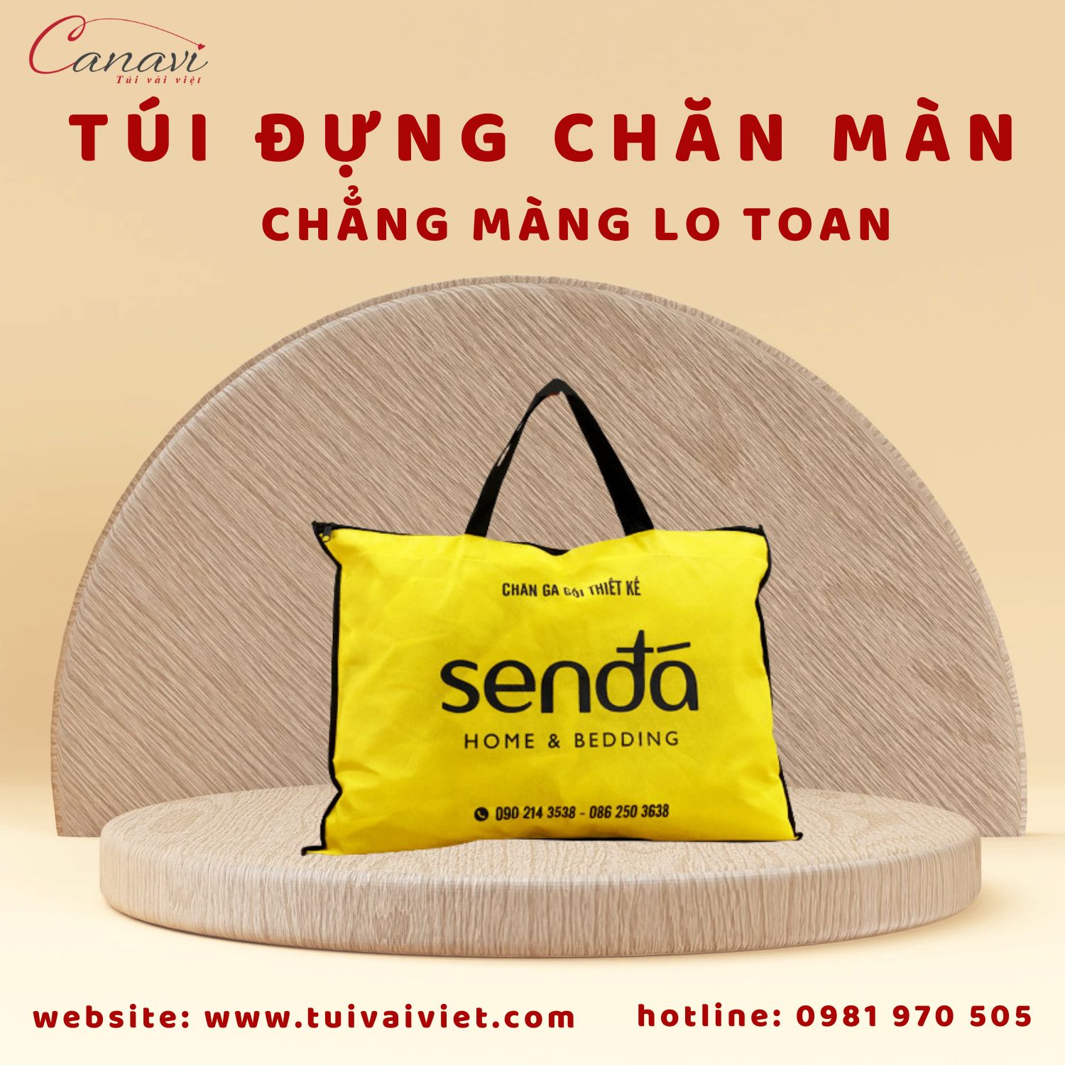 Túi đựng chăn màn - chẳng màng lo toan